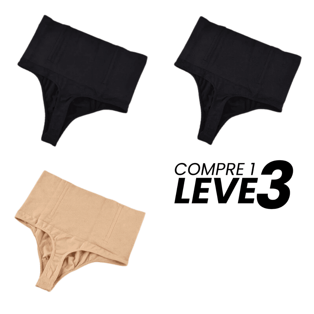 Calcinha Modeladora Slim Shape - Compre 1 e Leve 3