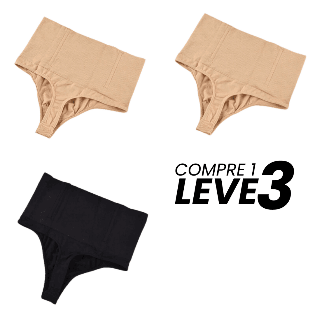 Calcinha Modeladora Slim Shape - Compre 1 e Leve 3