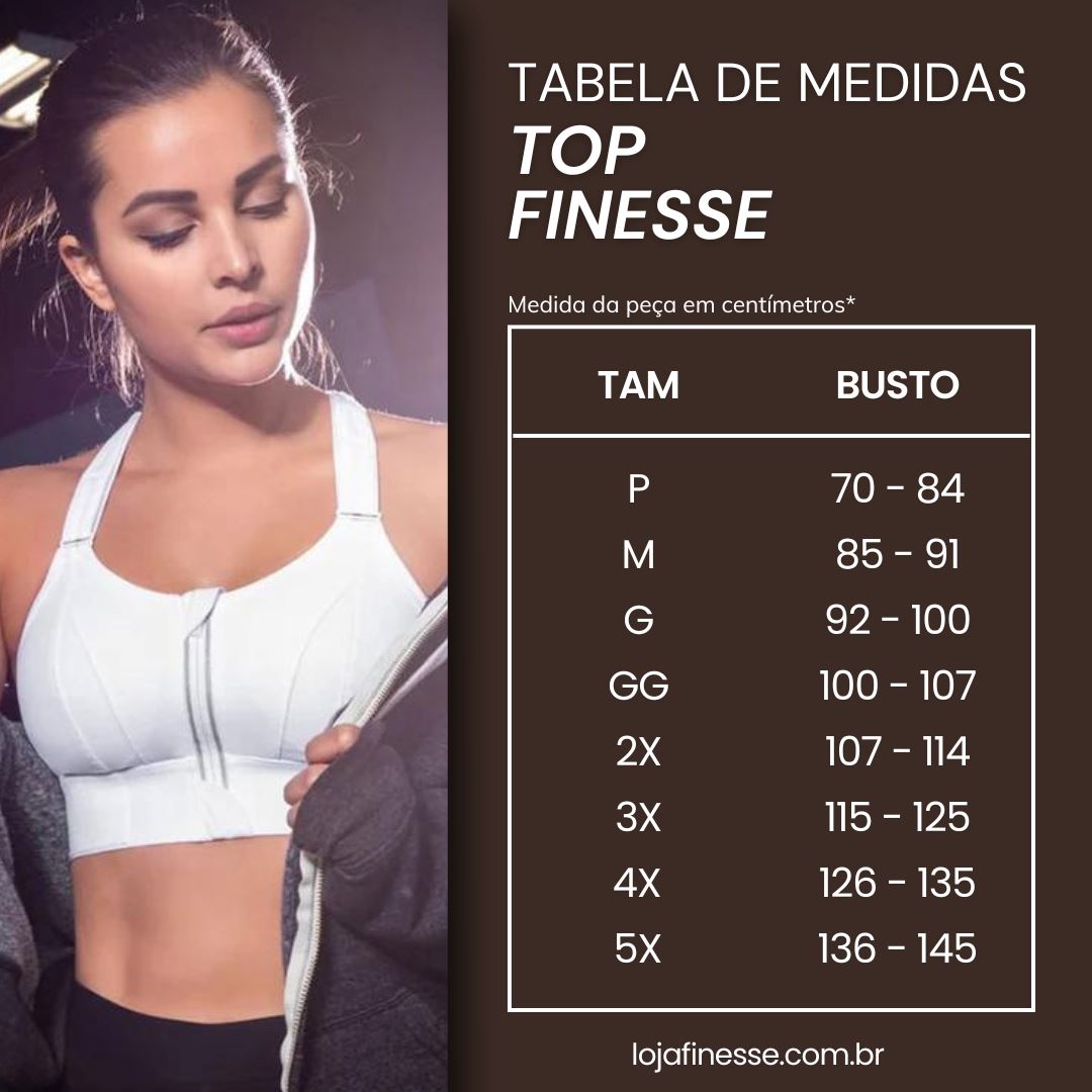 TOP Finesse - Alta Sustentação e Conforto Imbatível [Compre 1 Leve 2]