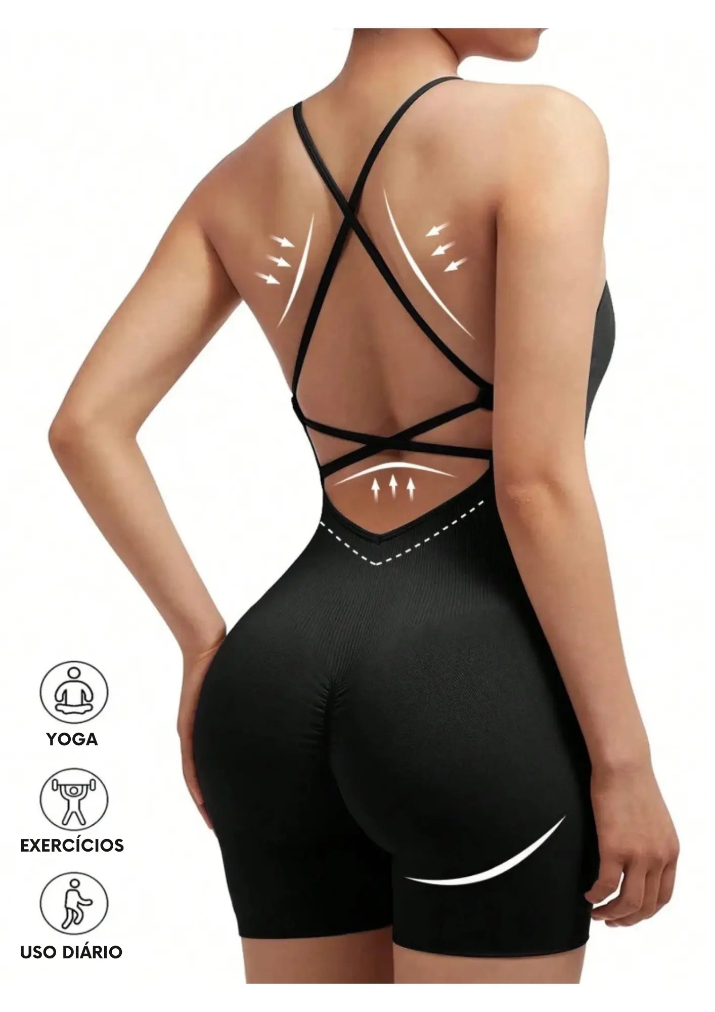 Macaquinho Fitness Jumpsuit [Compre 1 e Leve 3]