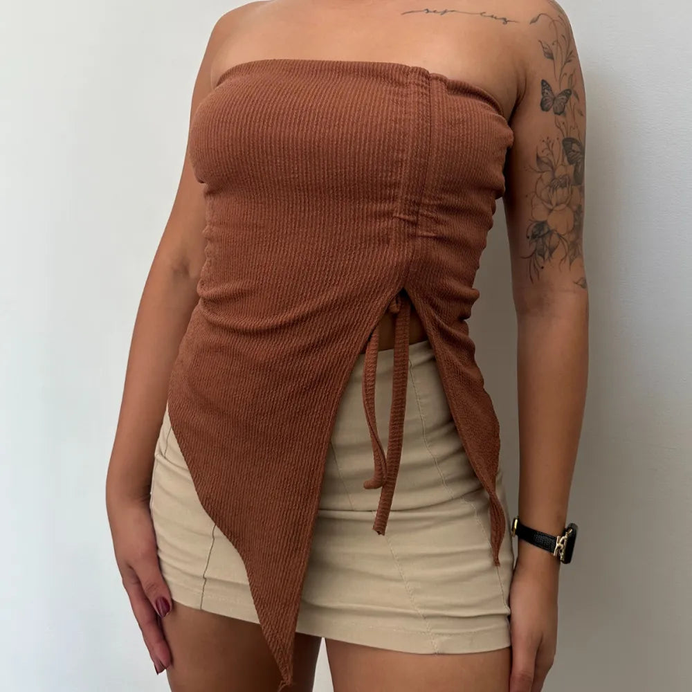 BLUSA VIVI ASSIMÉTRICA ANARRUGA