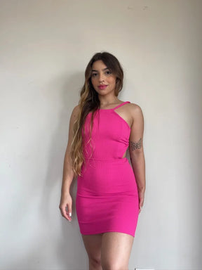 VESTIDO CARIBE COSTAS NUA CURTO