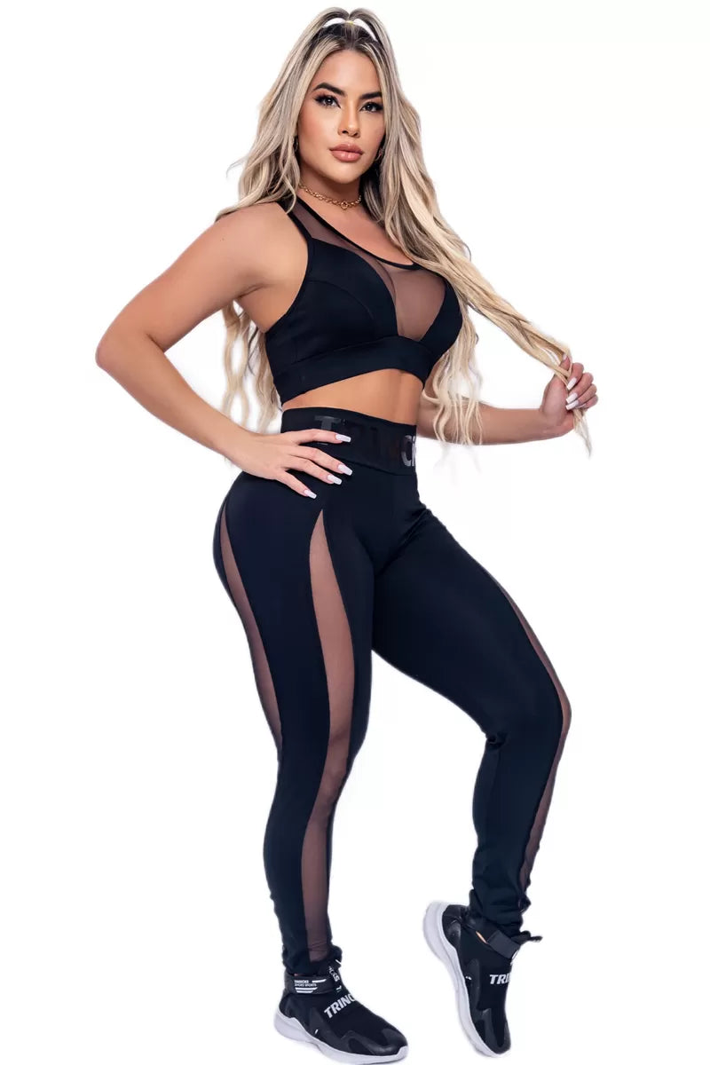 Conjunto Legging e Top Lili Preto