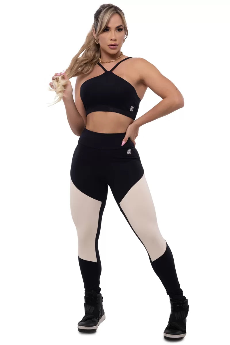 Conjunto Legging e Top Alure Black Trincks