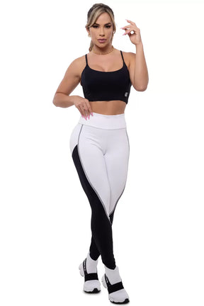 Conjunto Legging e Top Lulu Branco