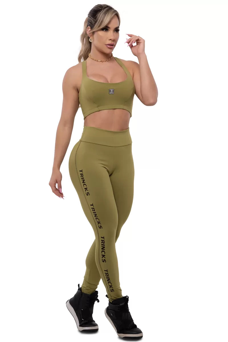 Conjunto Legging e Top Basic Pistache