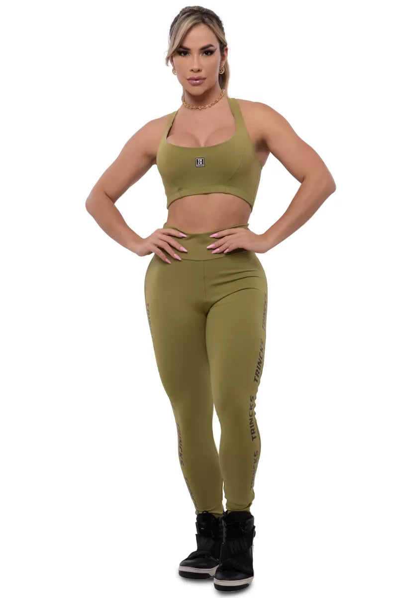 Conjunto Legging e Top Basic Pistache