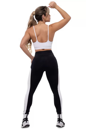 Conjunto Legging e Top Lulu Preto e Branco