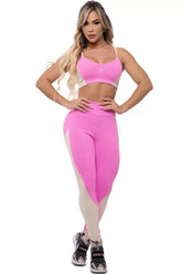 Conjunto Legging e Top Ice Rosa